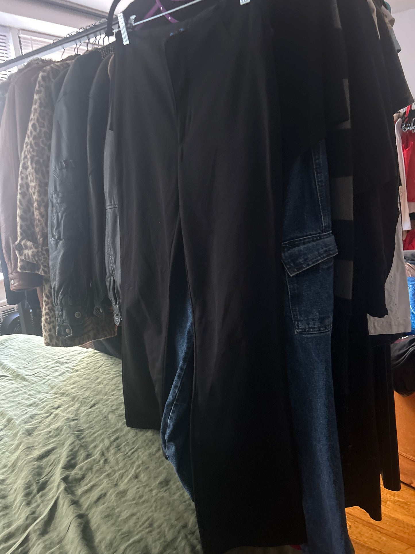 Paris blues black trousers