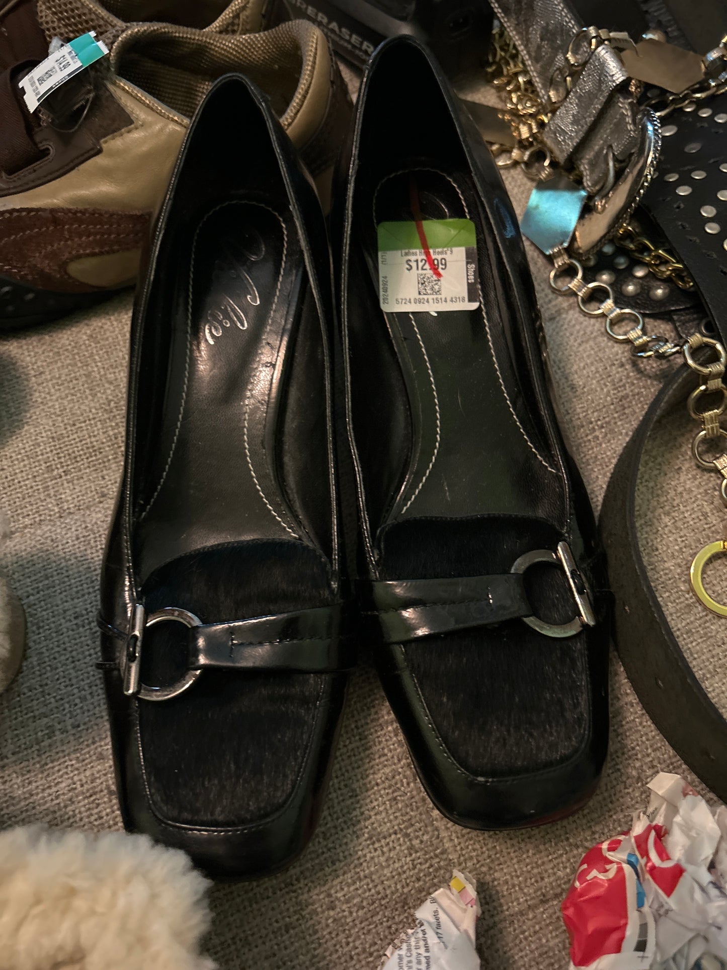 STREET RAT vero cuoio short heel