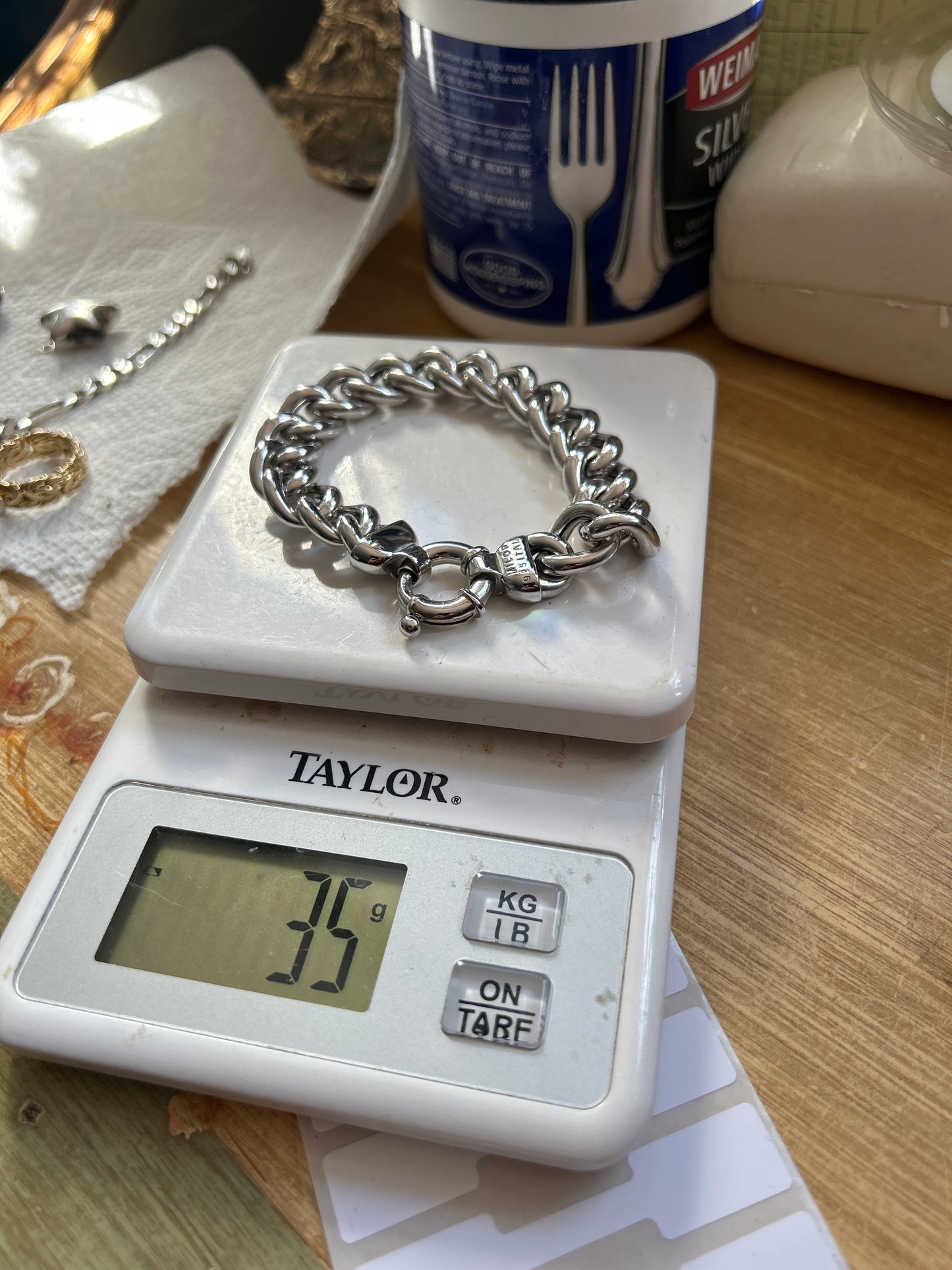 Vintage Milor Italian sterling silver curve bracelet 01502Z