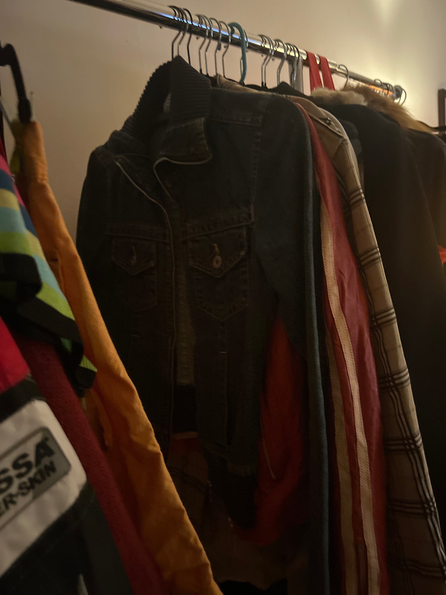 Denim zip jacket