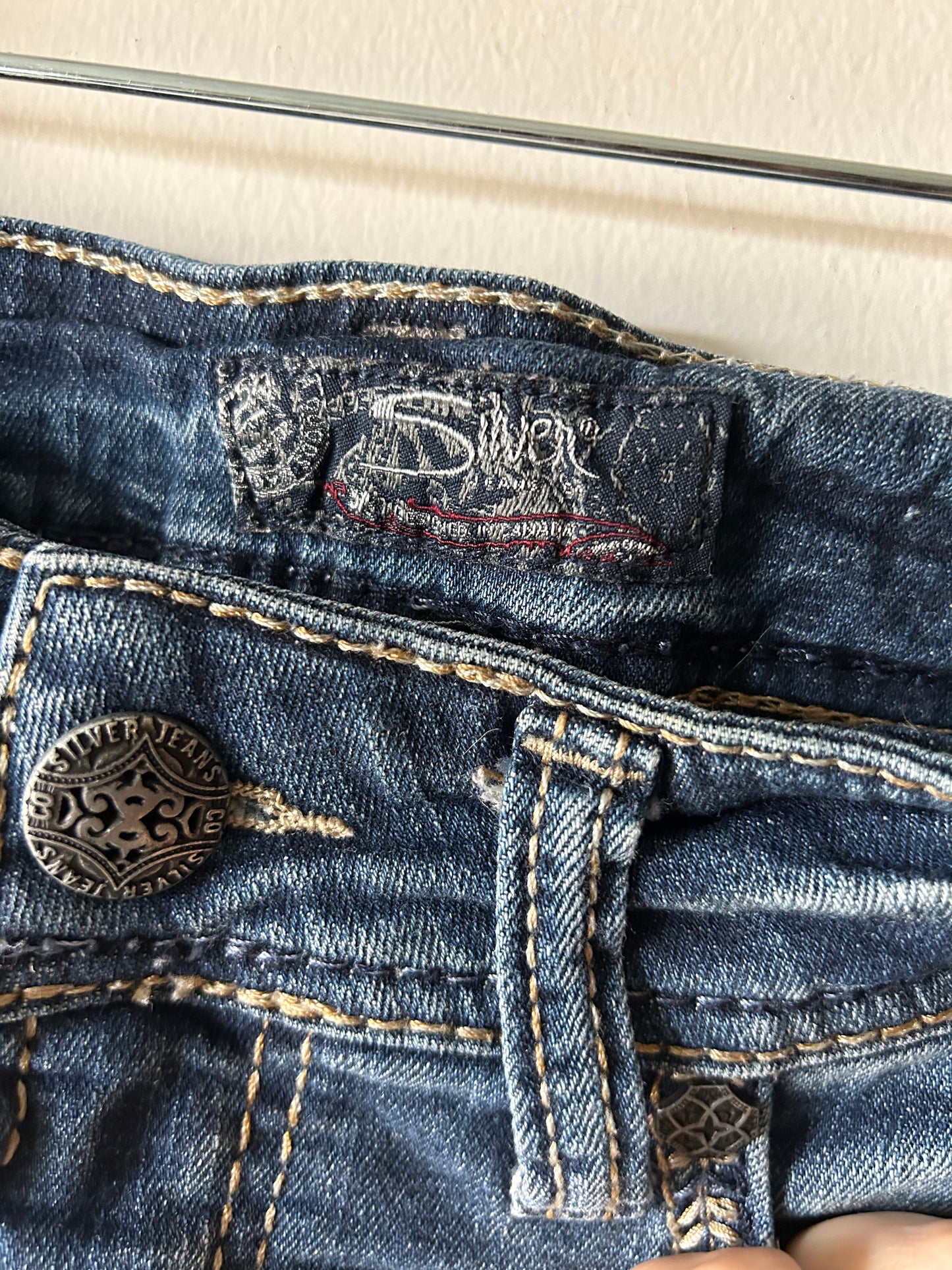 y2k denim short shorts