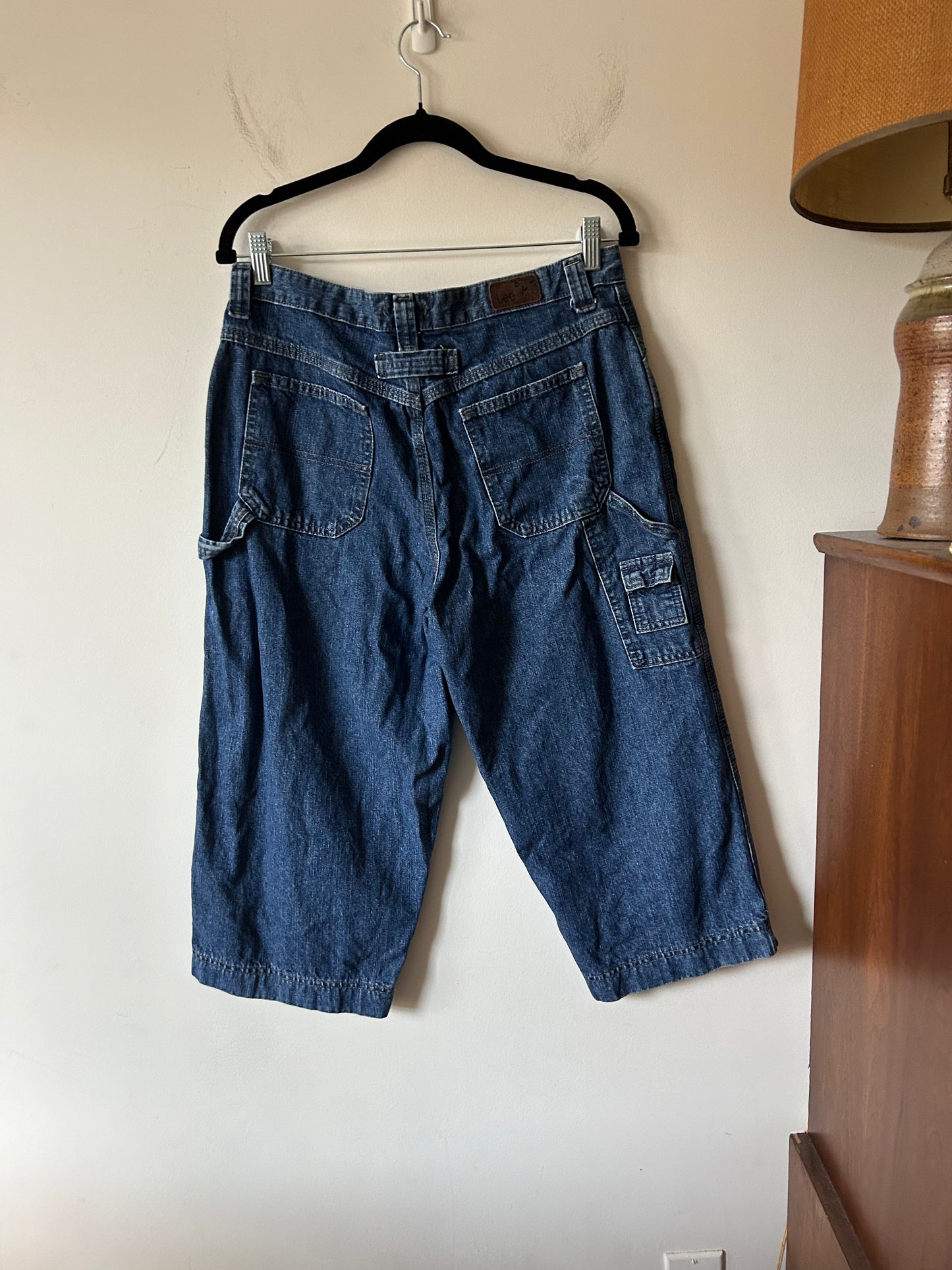 y2k Lee denim shorts/cropped pants