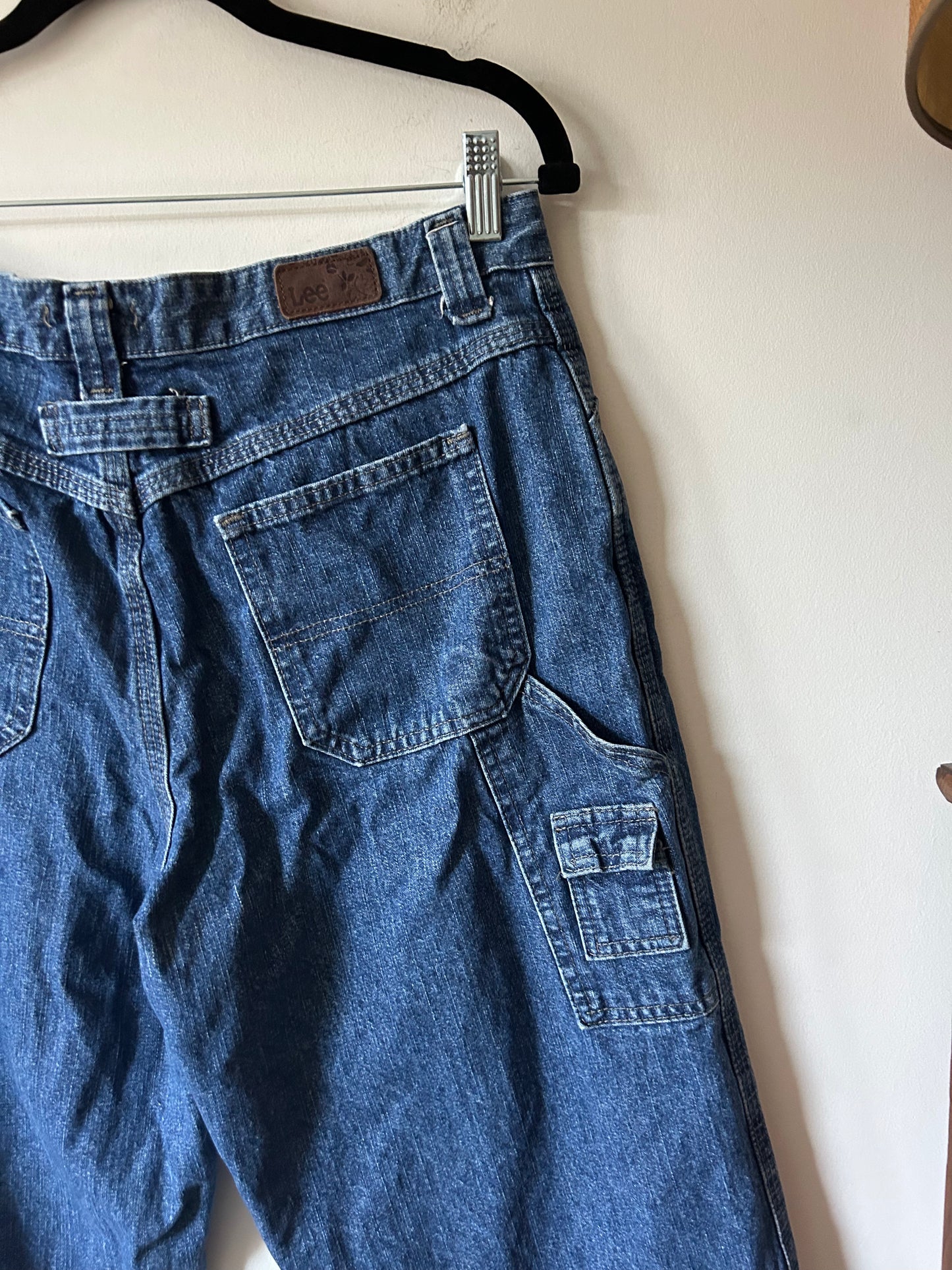 y2k Lee denim shorts/cropped pants
