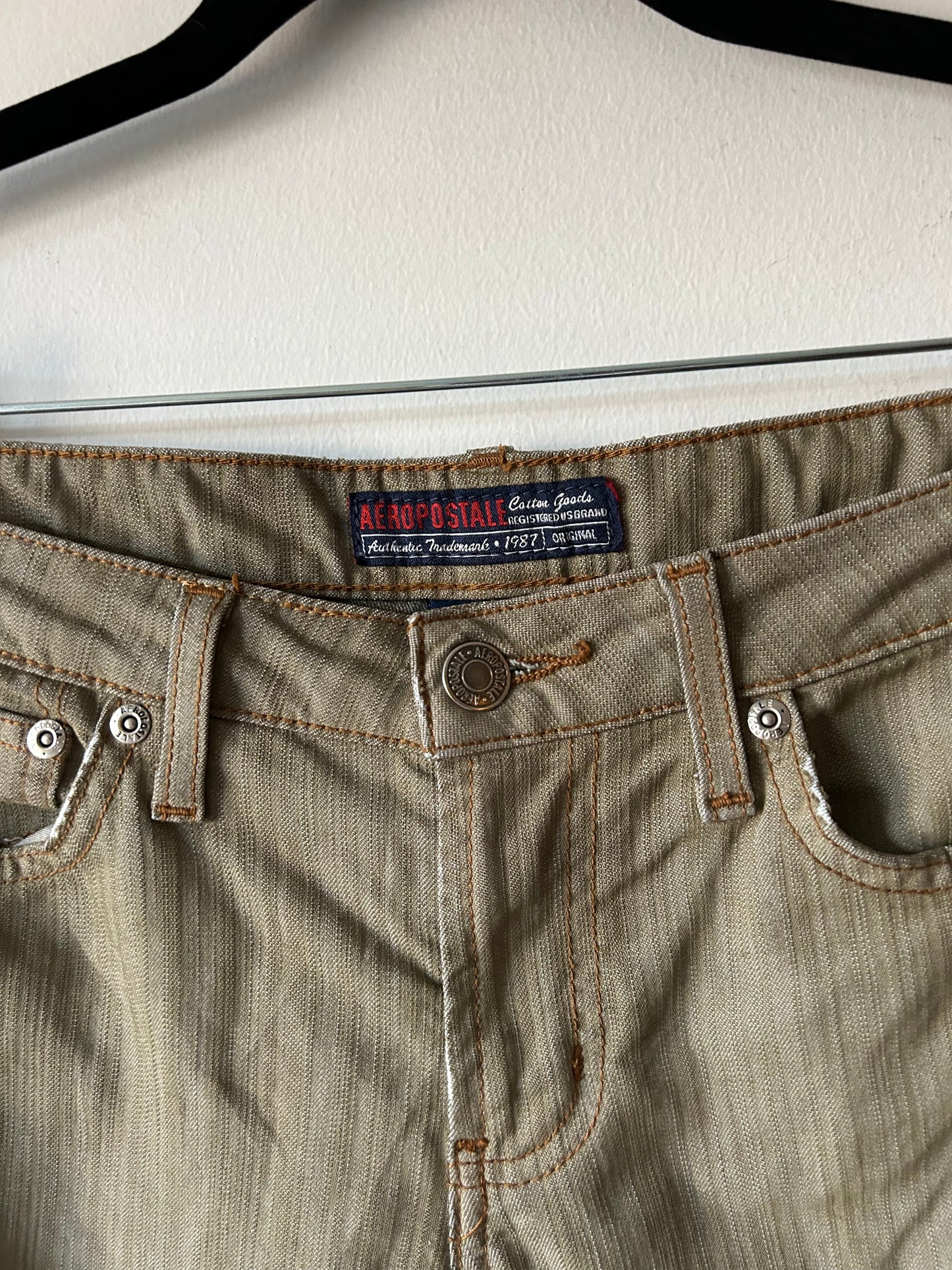 Aeropostale y2k olive jeans