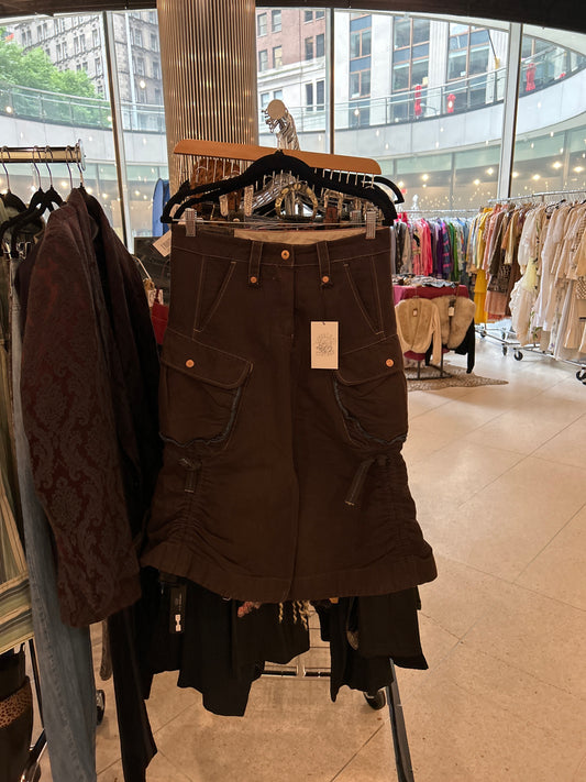 Marithe Francois Girbaud brown skirt