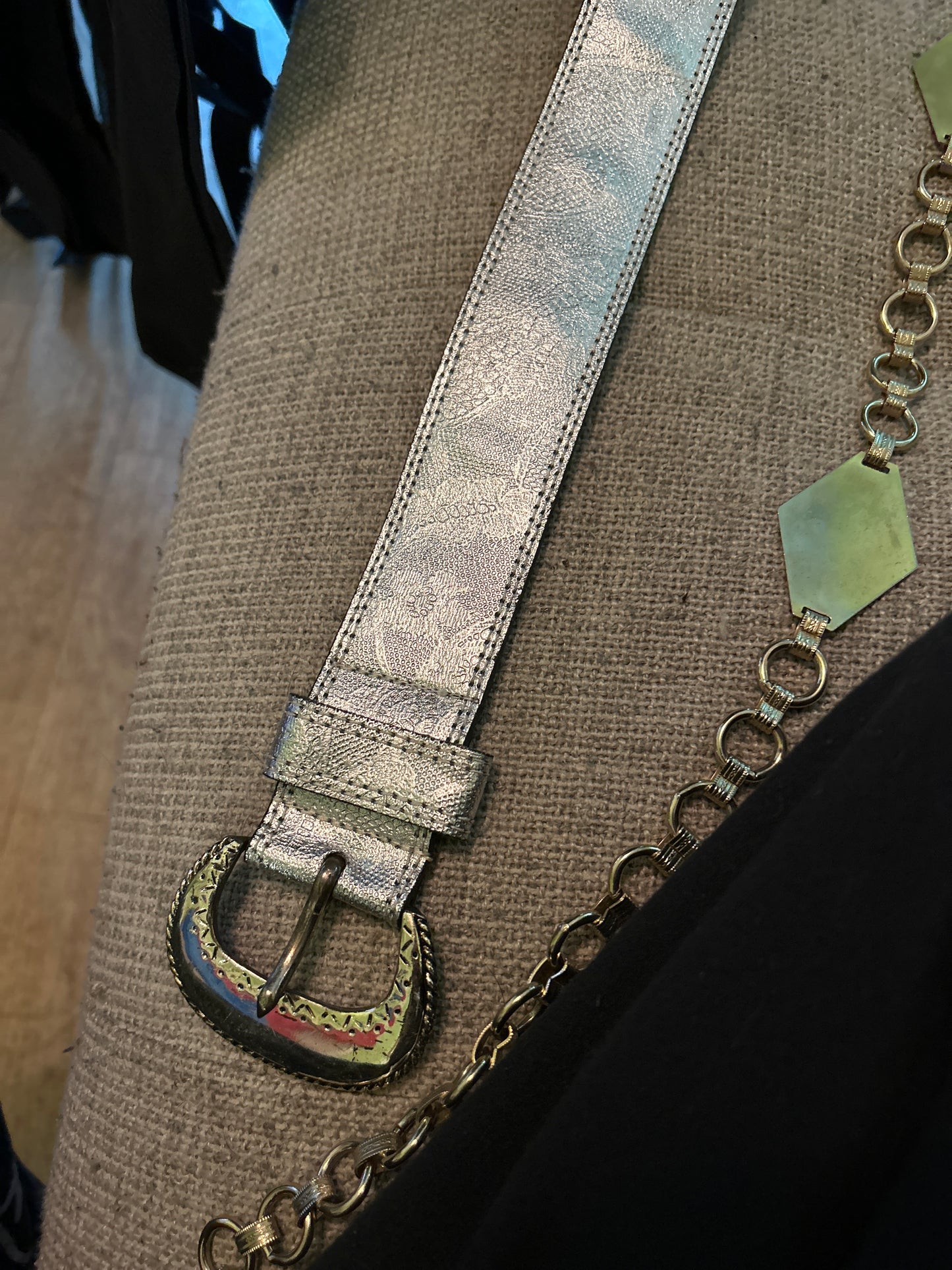 Silver belt
