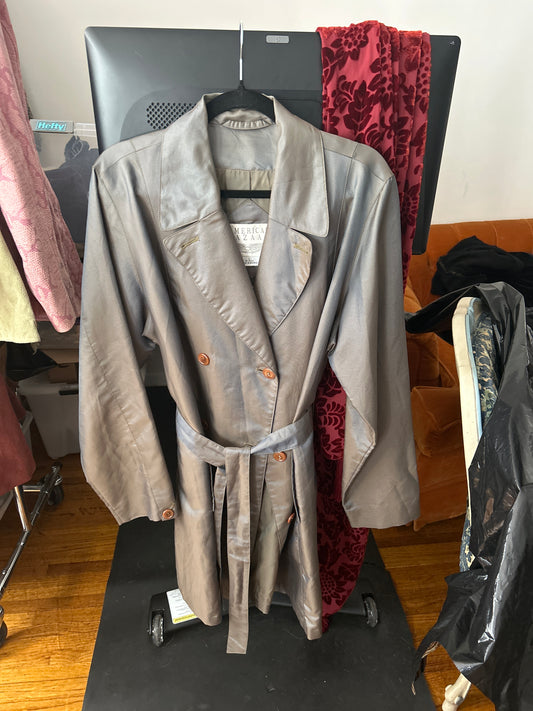 Iridescent Trench coat