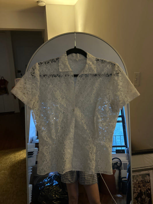 40s lace blouse JM 295