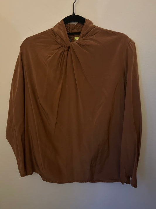 JM brown blouse 128