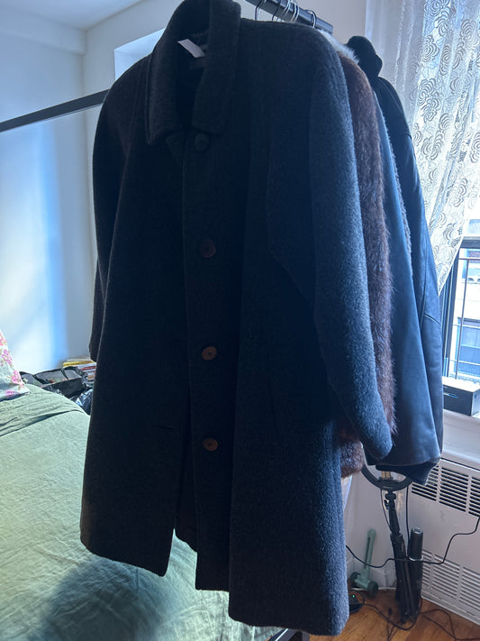 Bromley wool/mohair blend charcoal jacket