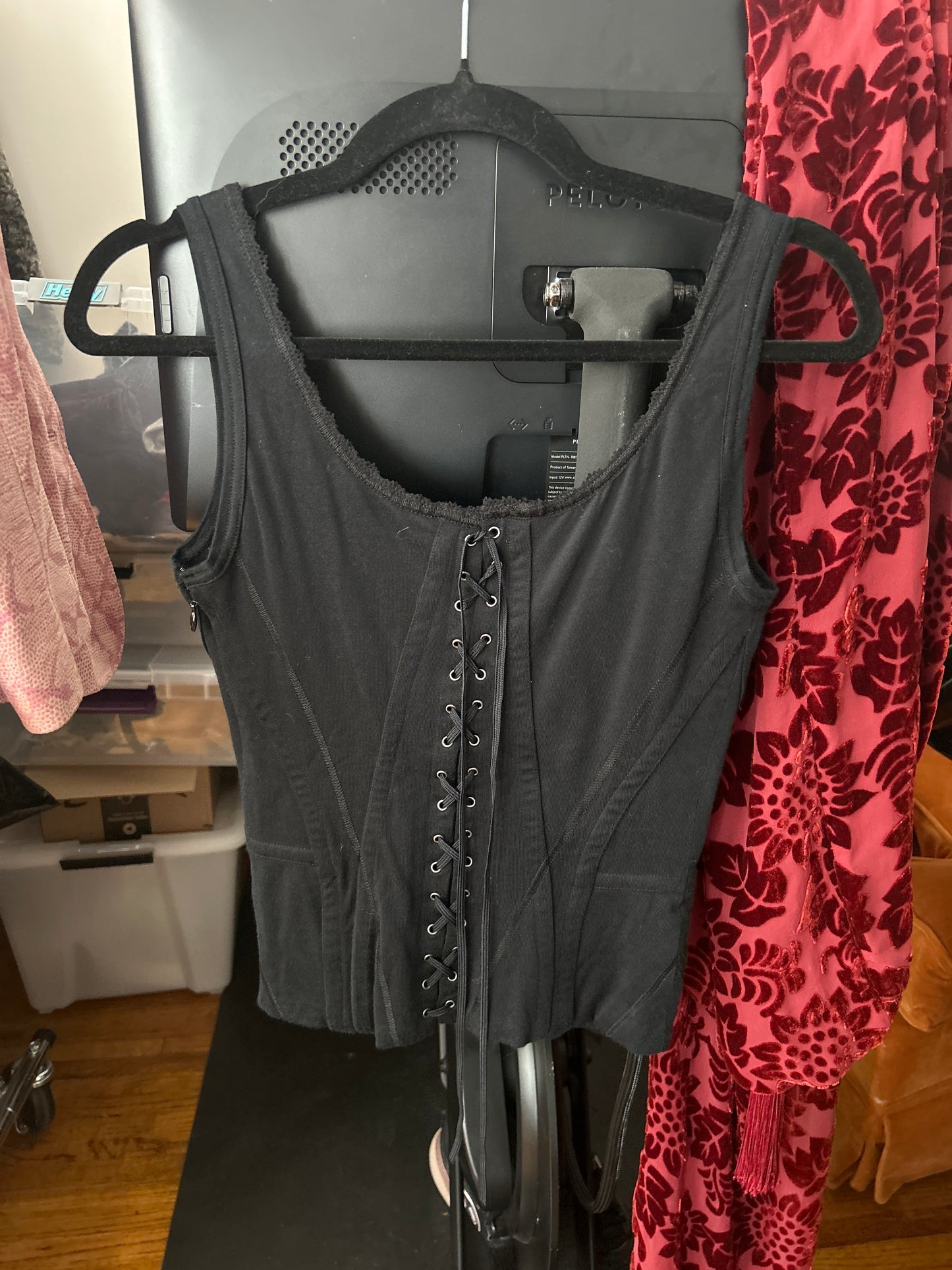Ralph Lauren black corset top