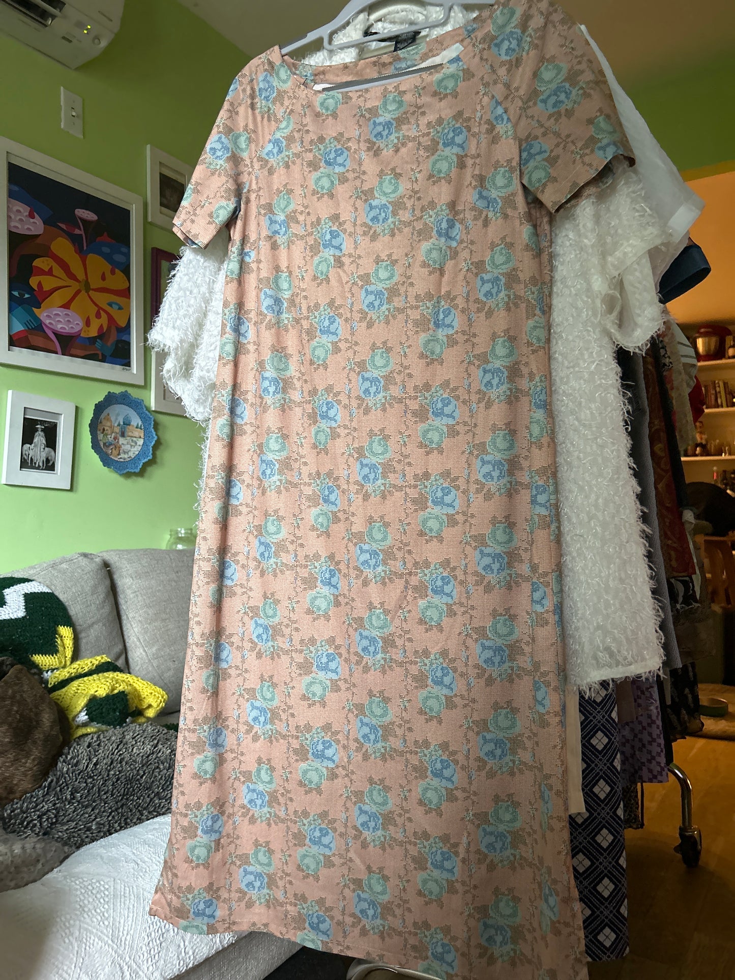 Rose tech dress