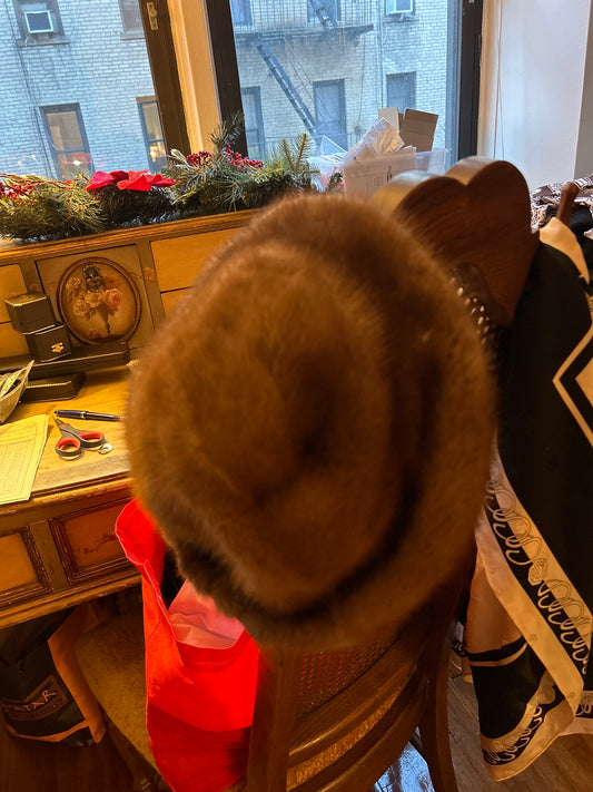 JM mink hat 184