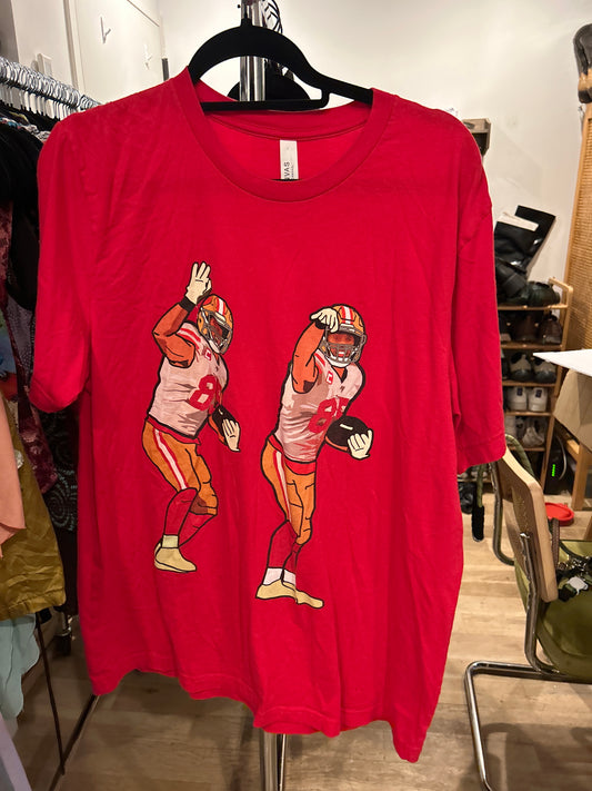 Niners red t-shirt