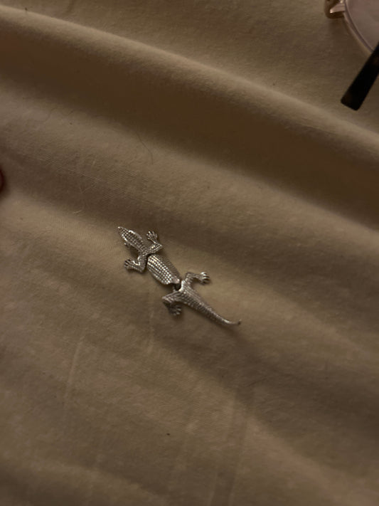 Sterling silver alligator pendant 01501P