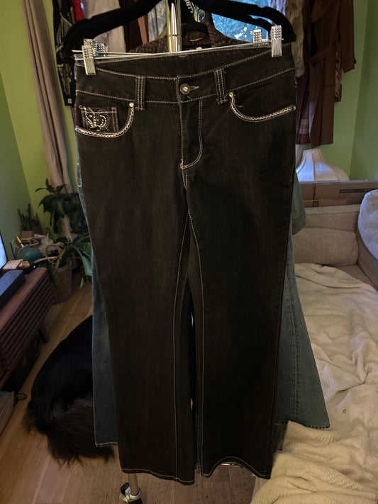 Black Y2K jeans