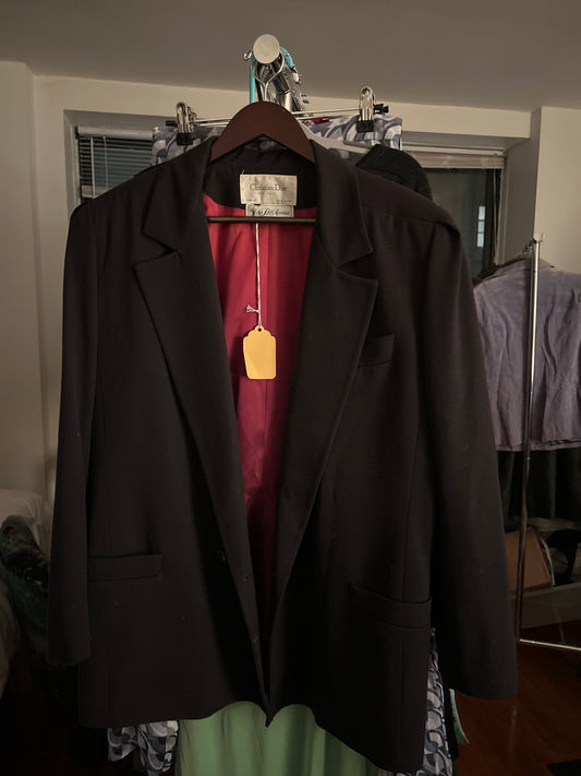 Christian Dior black blazer
