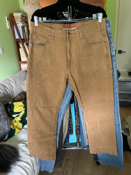 Dickies brown utility denim