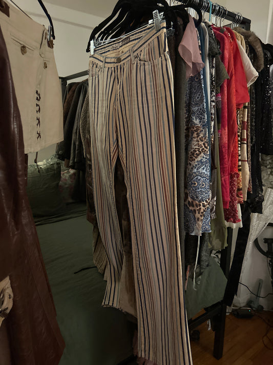 Miss Maggie striped trousers
