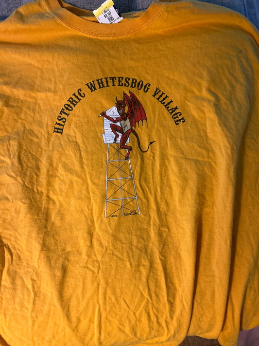 White spar Village Devil T-shirt