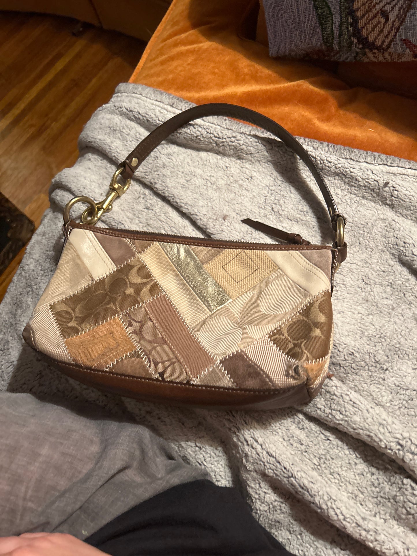 Coach patchwork signature canvas bag