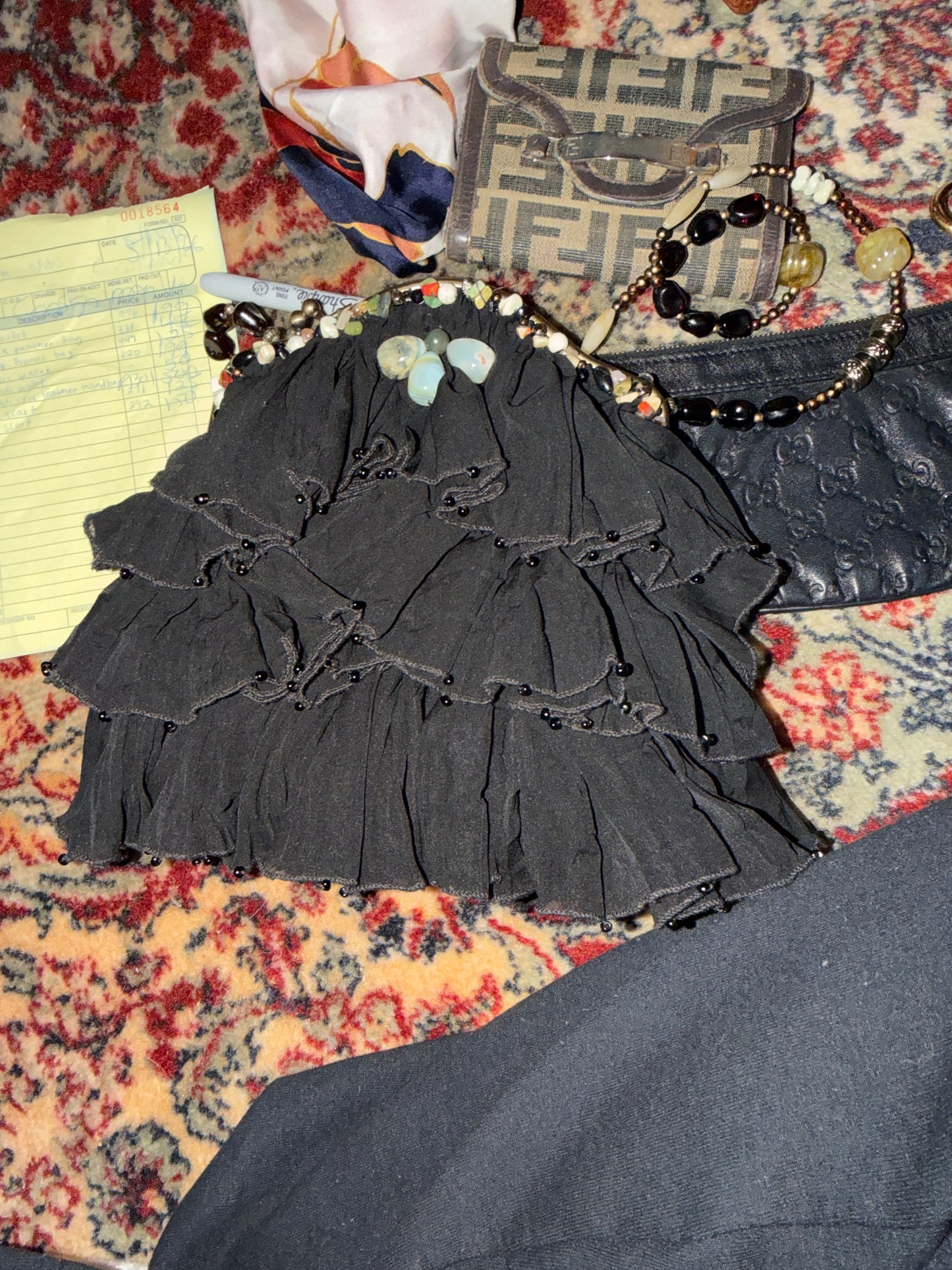 Mary Frances black bag JM 46B ￼