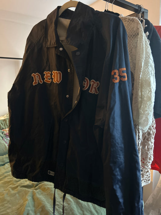 Blue marlin New York embroidered jacket