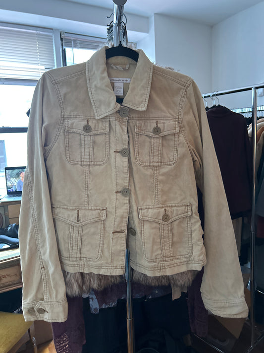 Y2K Abercrombie corduroy shacket