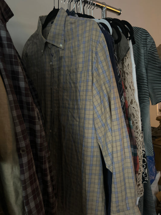 Hathaway print button up