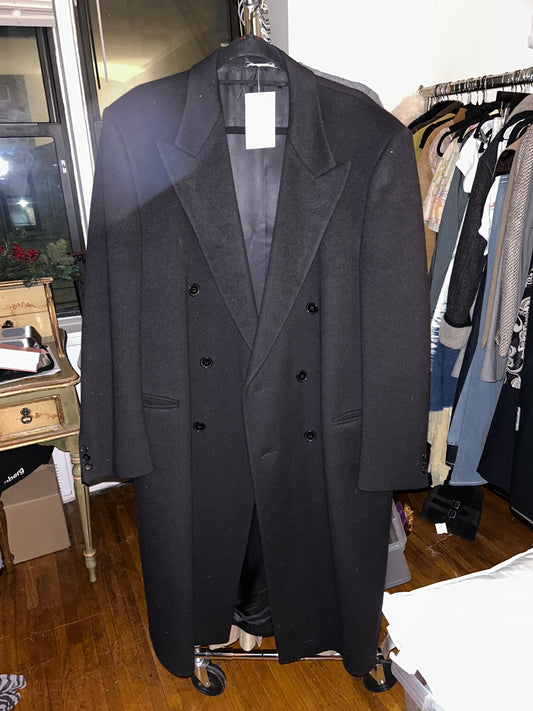 Italian wool cashmere blend coat
