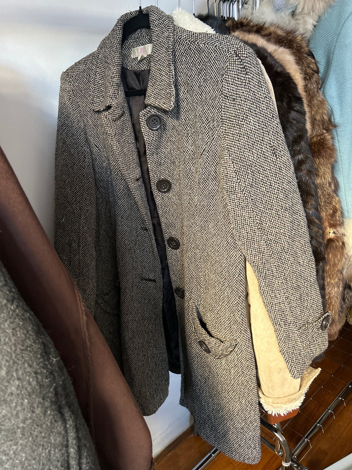 JLo brown tweed jacket