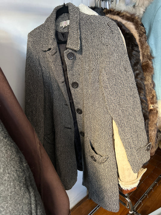 JLo brown tweed jacket