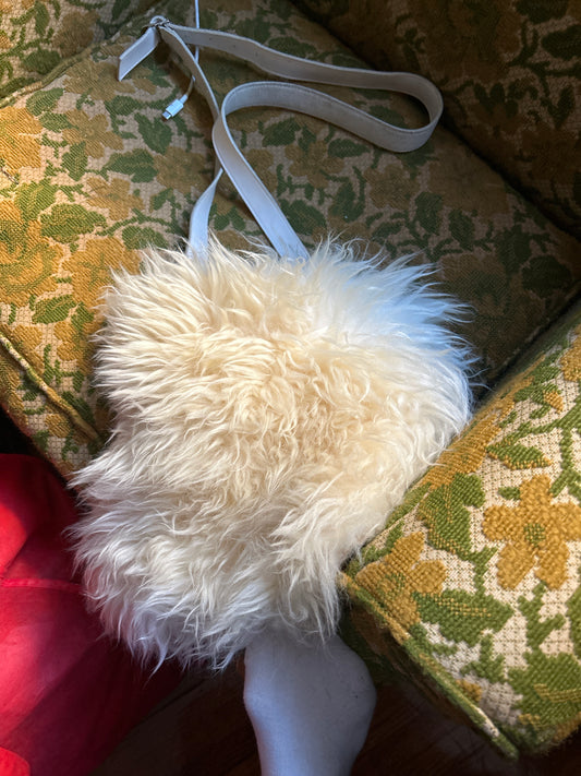 JM Ugg white fur bag 152