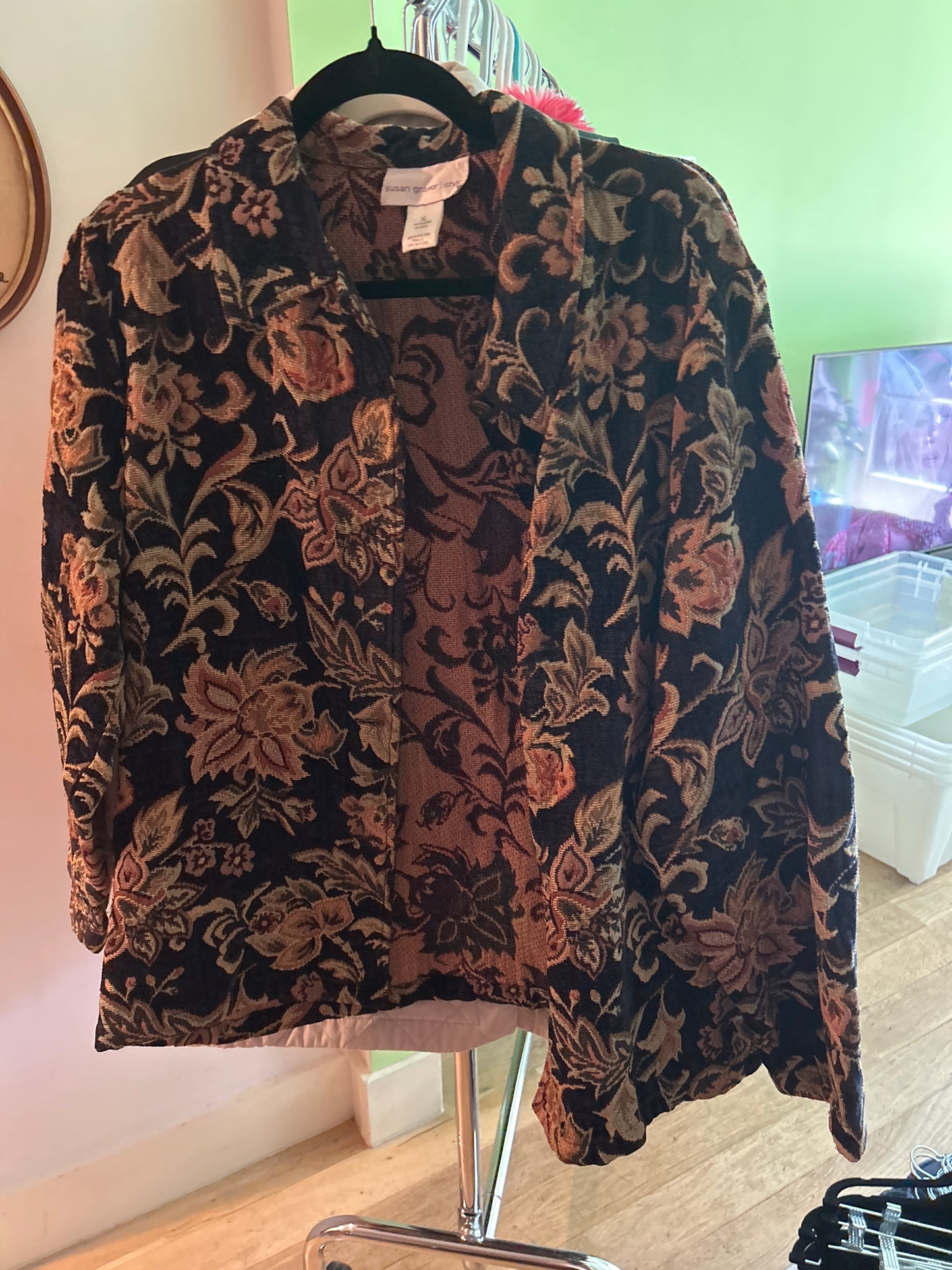 Susan graver embroidery coat