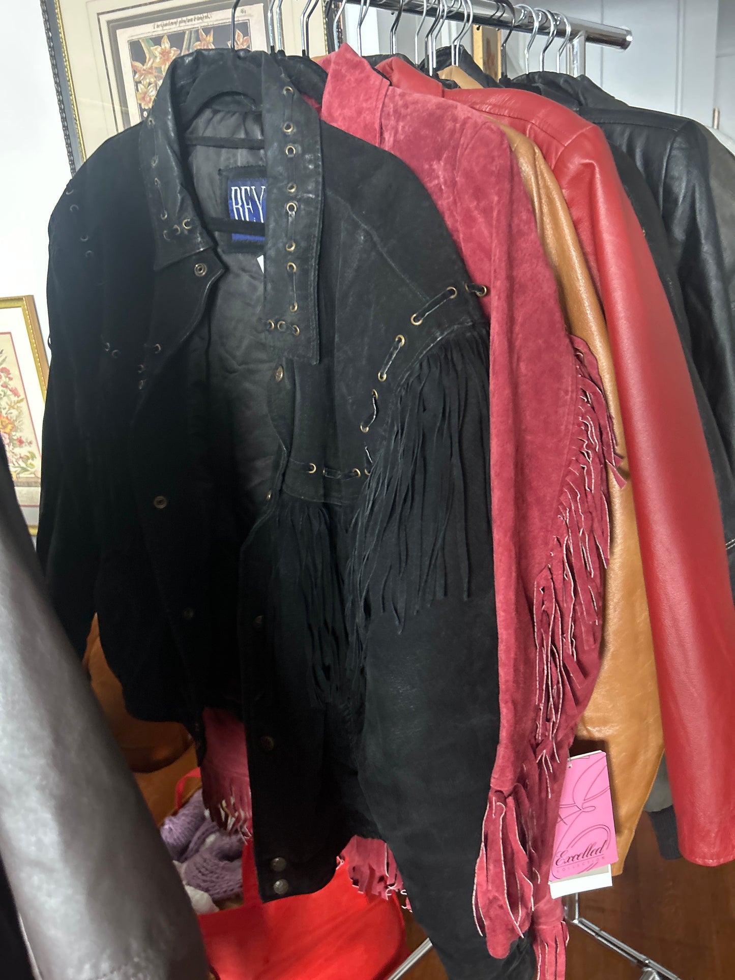 Beyond suede fringe jacket