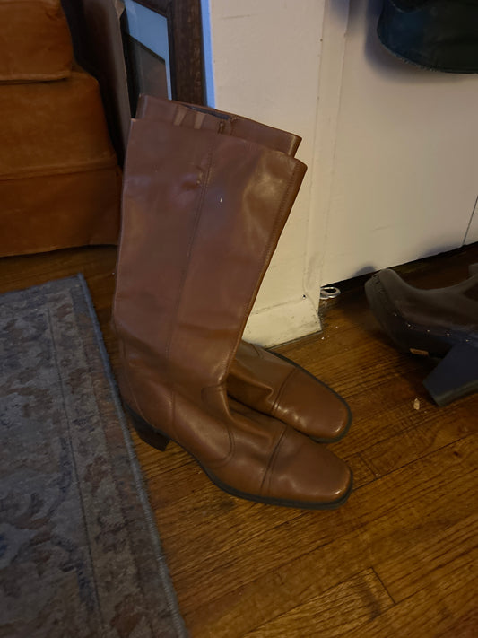 Franco Sarto brown boots