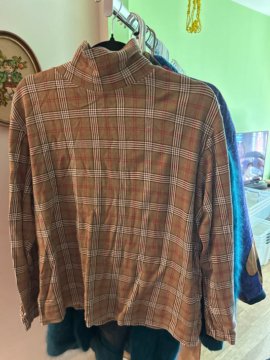 Burberry print turtleneck