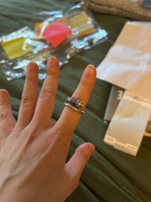 Intricate wrap ring 01507B