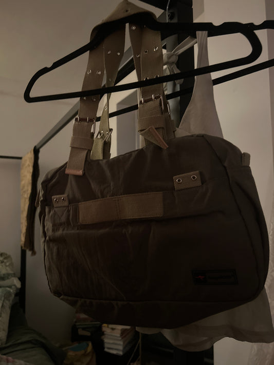 Army green mini tote