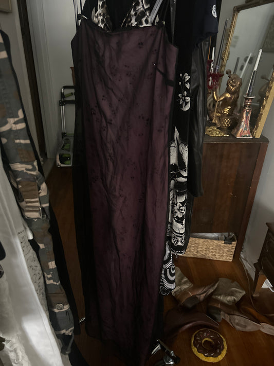 Arianna purple dress