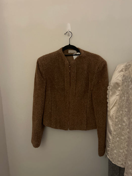 JM alpaca tan jacket 110