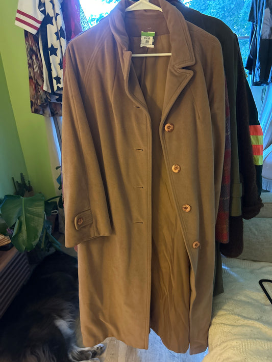Cashmere camel coat