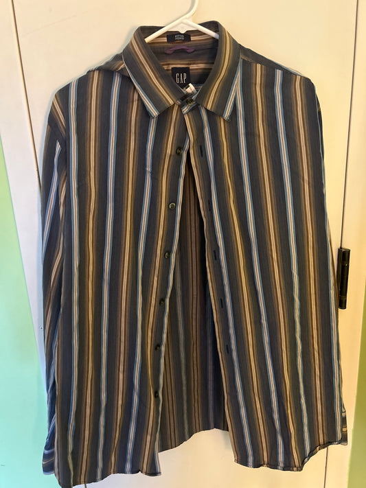 Gap striped button up