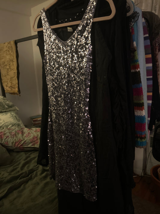 Sequin mini dress