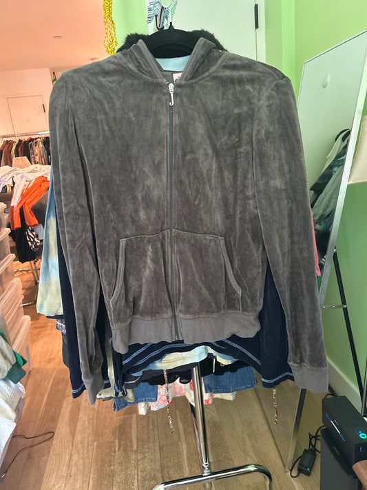 Brown juicy zip up