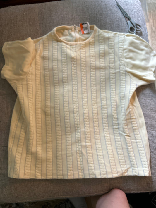 Yellow striped top
