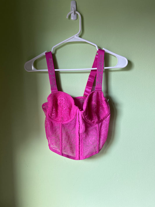 Vintage Y2K Juicy Couture Pink Bustier