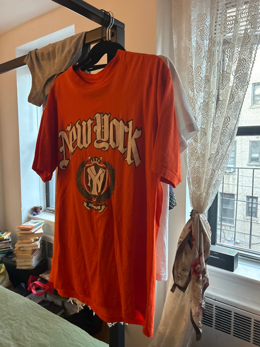 Vintage New York orange t shirt