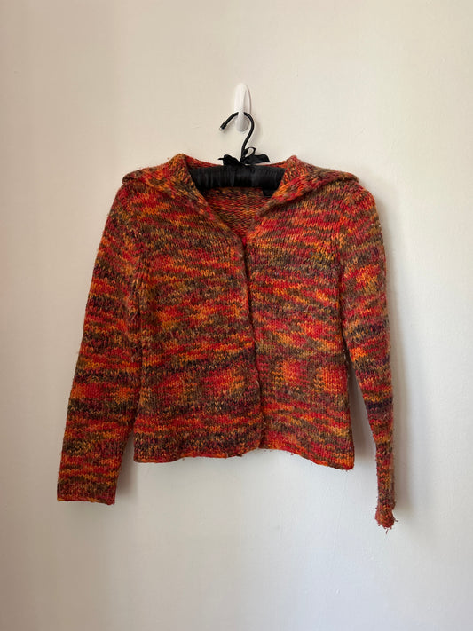 Fall colors knit sweater
