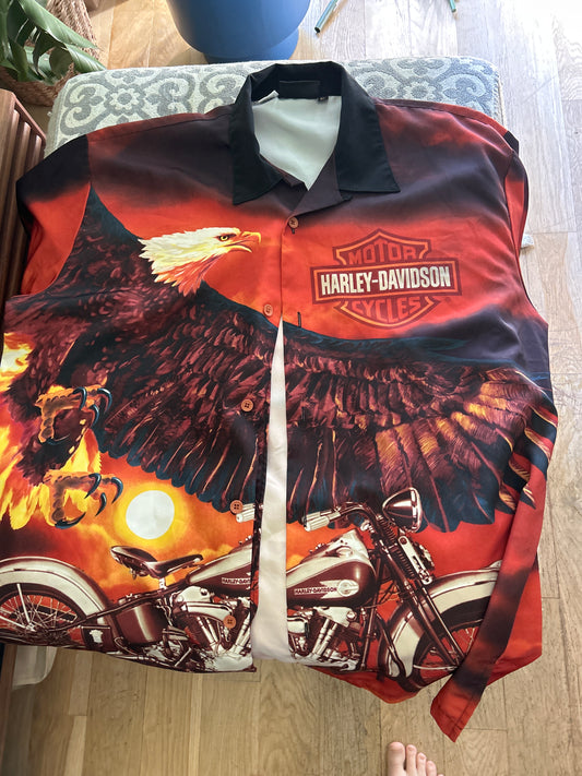 Harley button up